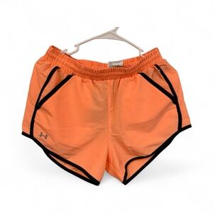 Under Armour Women's Vibrant Orange Athletic Shorts